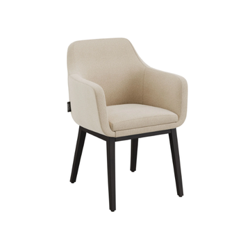 VOLVERE - Fabric chair with armrests by DÔME DECO - view 3